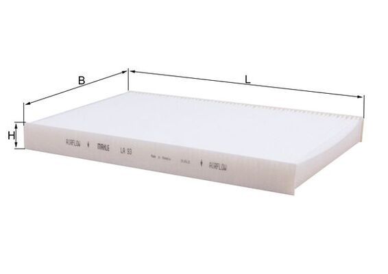 KNECHT Filter, Innenraumluft (LA 93)