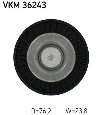 SKF Umlenk-/Führungsrolle, Keilrippenriemen (VKM 36243)