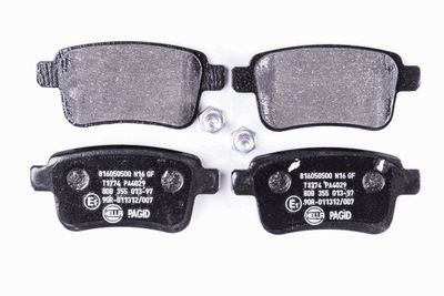 HELLA Bremsbelagsatz, Scheibenbremse (8DB 355 013-971)