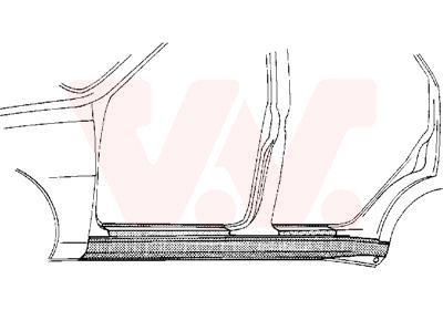 VAN WEZEL Einstiegsblech (5880103)