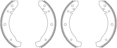 HELLA Bremsbackensatz (8DB 355 003-521)