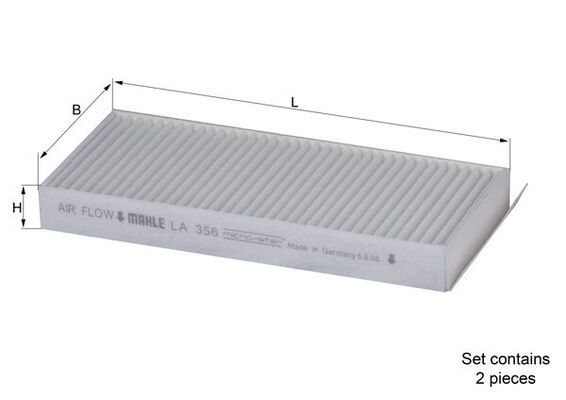 KNECHT Filter, Innenraumluft (LA 356/S) Thumbnail
