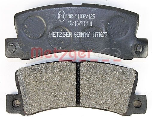 METZGER Bremsbelagsatz, Scheibenbremse (1170277) METZGER Bremsbelagsatz, Scheibenbremse (1170277)