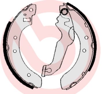 BREMBO Bremsbackensatz (S 24 507)