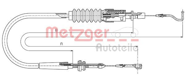 METZGER Gaszug (14.4304) 4250032408237 14.4304