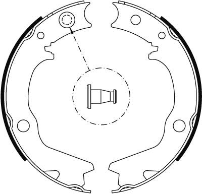 TRW Bremsbackensatz, Feststellbremse (GS8479)