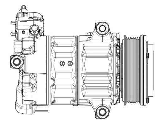MAHLE Kompressor, Klimaanlage (ACP 654 000P) MAHLE Kompressor, Klimaanlage (ACP 654 000P)