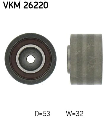 SKF Umlenk-/Führungsrolle, Zahnriemen (VKM 26220)