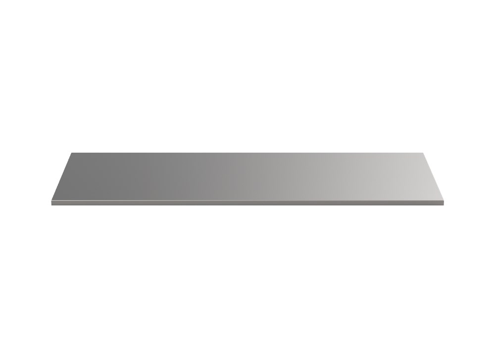 MSS+ Edelstahlarbeitsplatte 1441x650x20mm | WA-10457