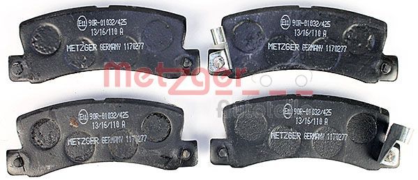 METZGER Bremsbelagsatz, Scheibenbremse (1170277) METZGER Bremsbelagsatz, Scheibenbremse (1170277)