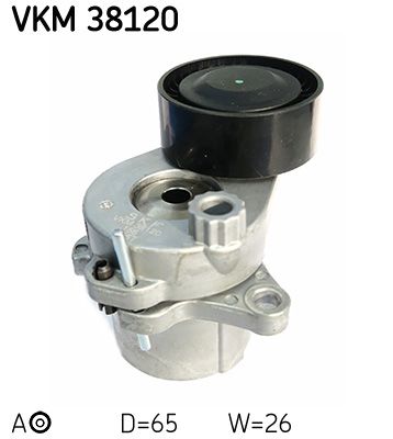 SKF Spannrolle, Keilrippenriemen (VKM 38120) 7316575632359 VKM 38120