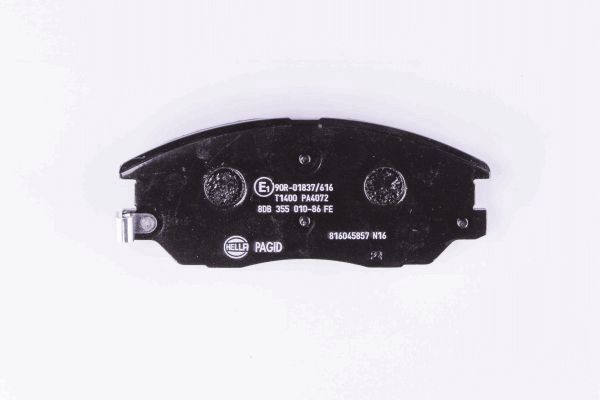 HELLA Bremsbelagsatz, Scheibenbremse (8DB 355 010-861) HELLA Bremsbelagsatz, Scheibenbremse (8DB 355 010-861)