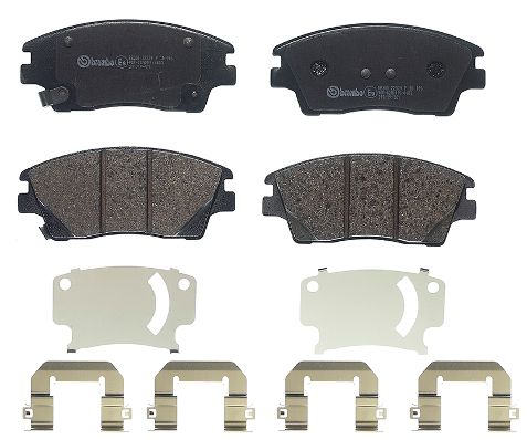 BREMBO Bremsbelagsatz, Scheibenbremse (P 30 096)