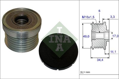 INA Generatorfreilauf (535 0183 10)