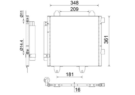 MAHLE Kondensator, Klimaanlage (AC 459 001S)
