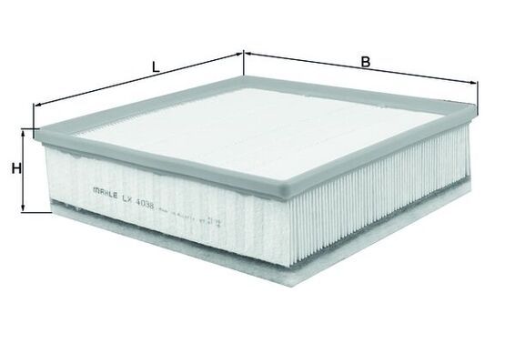 KNECHT Luftfilter (LX 4038)