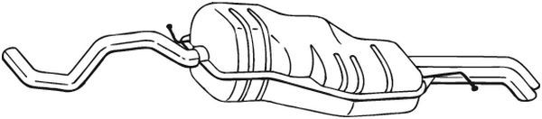 BOSAL Endschalldämpfer (282-985) Thumbnail