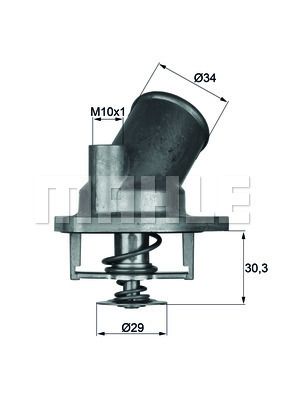 MAHLE Thermostat, Kühlmittel (TI 1 92) 4250192900350 TI 1 92