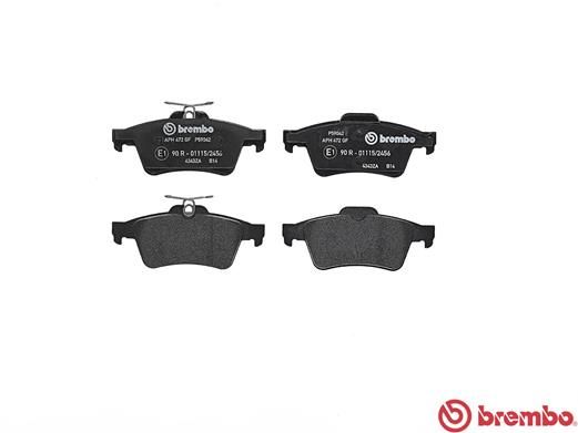BREMBO Bremsbelagsatz, Scheibenbremse (P 59 042)