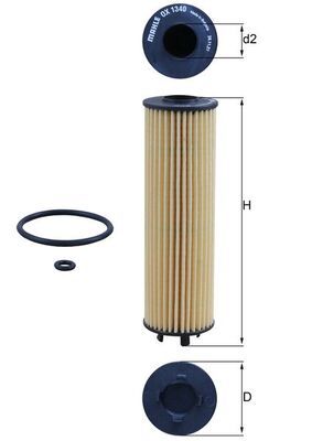 KNECHT Ölfilter (OX 1340D)
