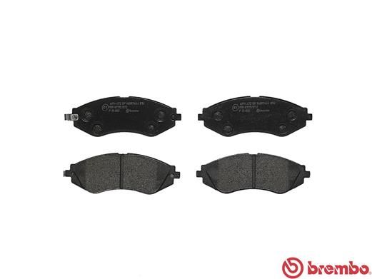 BREMBO Bremsbelagsatz, Scheibenbremse (P 15 002)