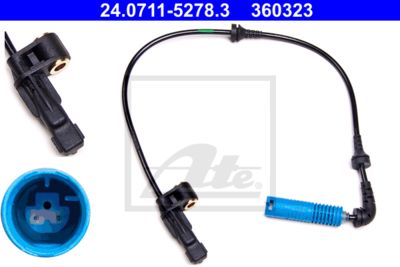 ATE Sensor, Raddrehzahl (24.0711-5278.3) Thumbnail