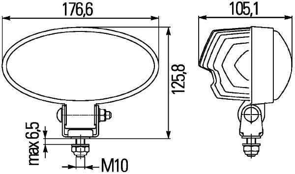 HELLA Arbeitsscheinwerfer (1GB 996 386-021)