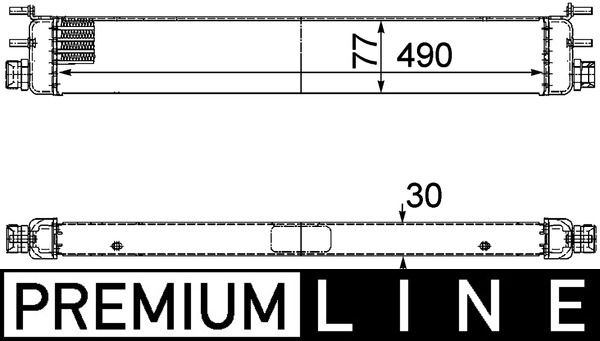 MAHLE Ölkühler, Motoröl (CLC 68 000P)