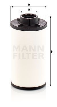 MANN-FILTER Hydraulikfilter, Automatikgetriebe (H 6003 z)