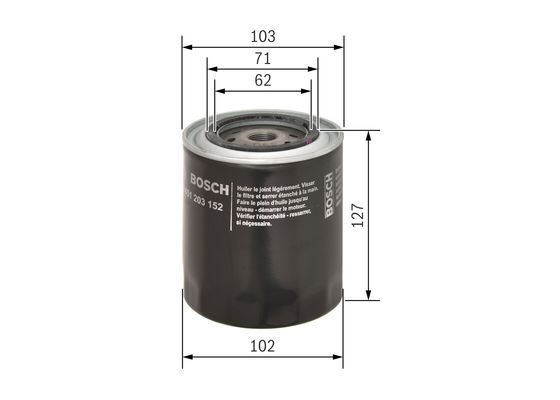 BOSCH Ölfilter (0 451 203 152)