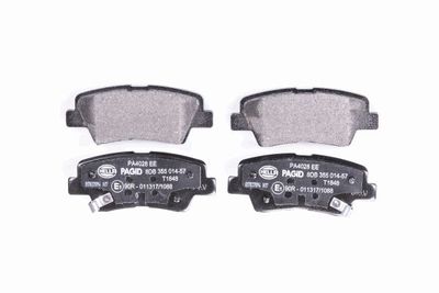 HELLA Bremsbelagsatz, Scheibenbremse (8DB 355 014-571)