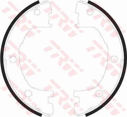 TRW Bremsbackensatz, Feststellbremse (GS8440)