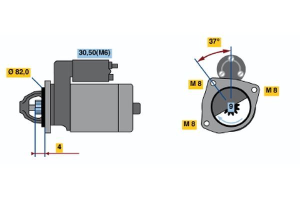 BOSCH Starter (0 001 109 300) BOSCH Starter (0 001 109 300)