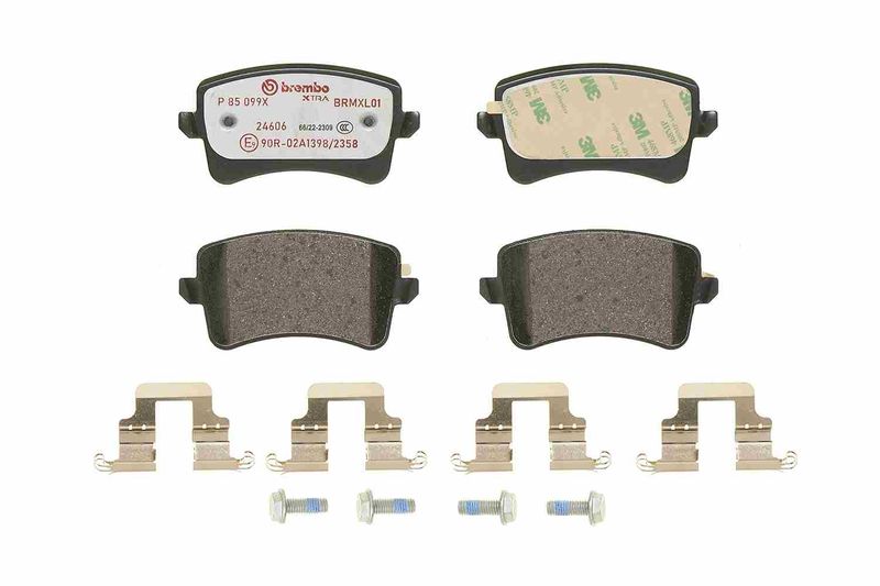 BREMBO Bremsbelagsatz, Scheibenbremse (P 85 099X)