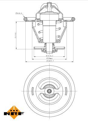 NRF Thermostat, Kühlmittel (725214) NRF Thermostat, Kühlmittel (725214)