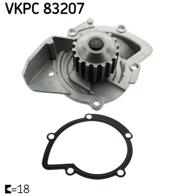 SKF Wasserpumpe, Motorkühlung (VKPC 83207)