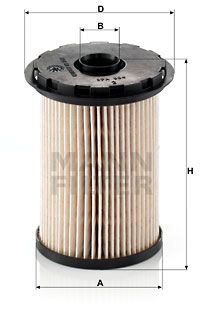 MANN-FILTER Kraftstofffilter (PU 731 x) Thumbnail