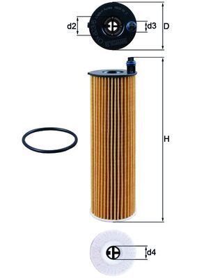 KNECHT Ölfilter (OX 823/6D) Thumbnail