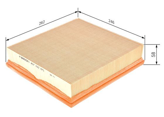 BOSCH Luftfilter (1 457 433 571)