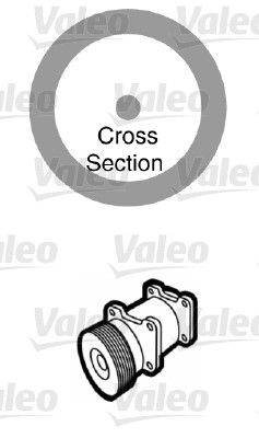 VALEO Dichtung, Kühlmittelrohrleitung (509171)