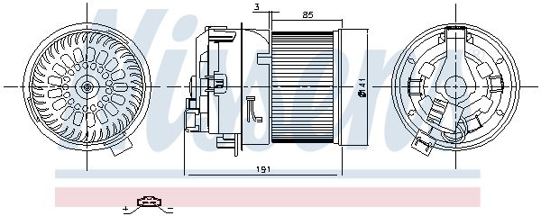NISSENS Innenraumgebläse (87258)
