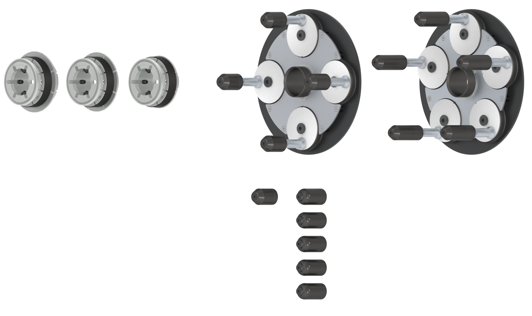 HAWEKA StarterKit Cars (Duo Expert Hülse #1, #2, #3; QuickPlate 4- u. 5-Loch, Bolzenköpfe und Wandtafel)