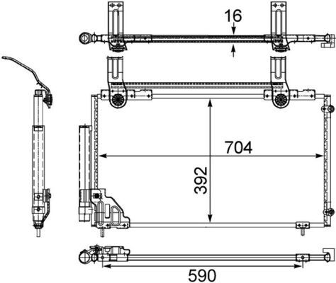 MAHLE Kondensator, Klimaanlage (AC 457 000P)