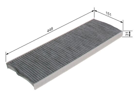 BOSCH Filter, Innenraumluft (1 987 435 606) BOSCH Filter, Innenraumluft (1 987 435 606)