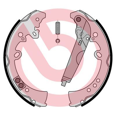 BREMBO Bremsbackensatz (S 83 570)
