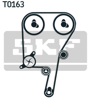SKF Wasserpumpe + Zahnriemensatz (VKMC 06038)