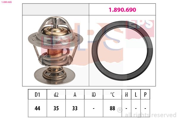 EPS Thermostat, Kühlmittel (1.880.685) Thumbnail