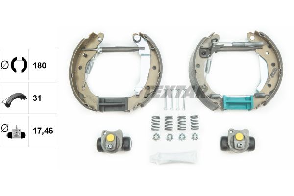 TEXTAR Bremsbackensatz (84054000)