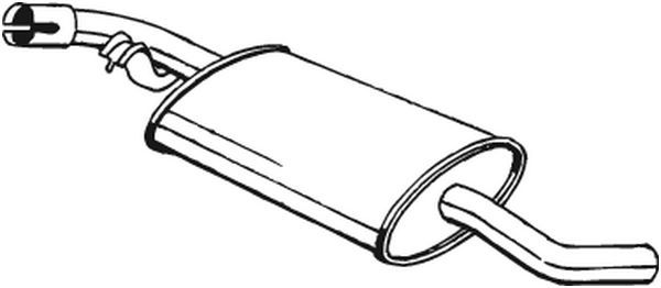 BOSAL Mittelschalldämpfer (233-741)