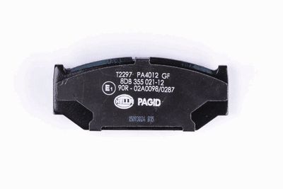 HELLA PAGID Bremsbelagsatz, Scheibenbremse (8DB 355 021-121)